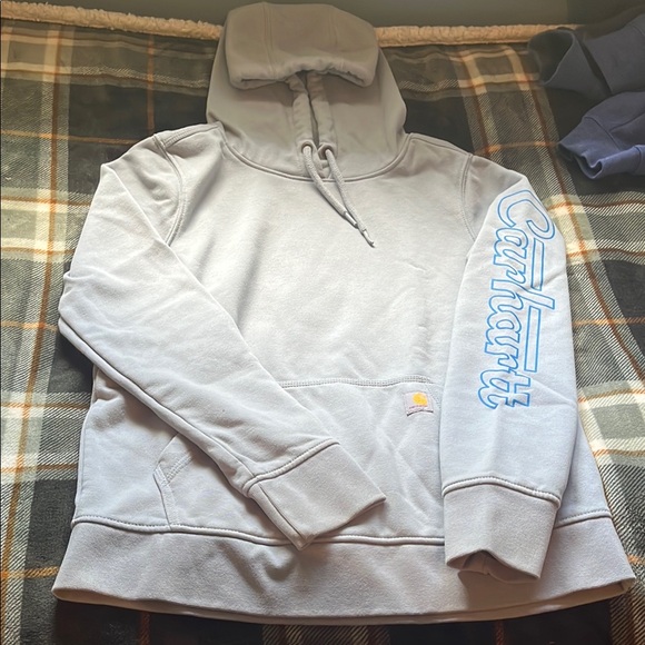 Carhartt Sweaters - Carhartt Light Gray hoodie